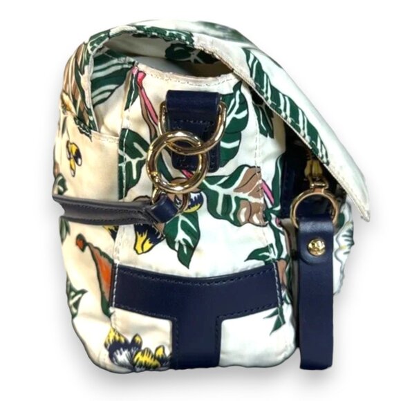Tory Burch Rare Tilda Medium Printed Nylon Crossbody with COA - Picture 11 of 17